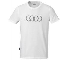 Мужская футболка Audi Rings Mens T-Shirt, White